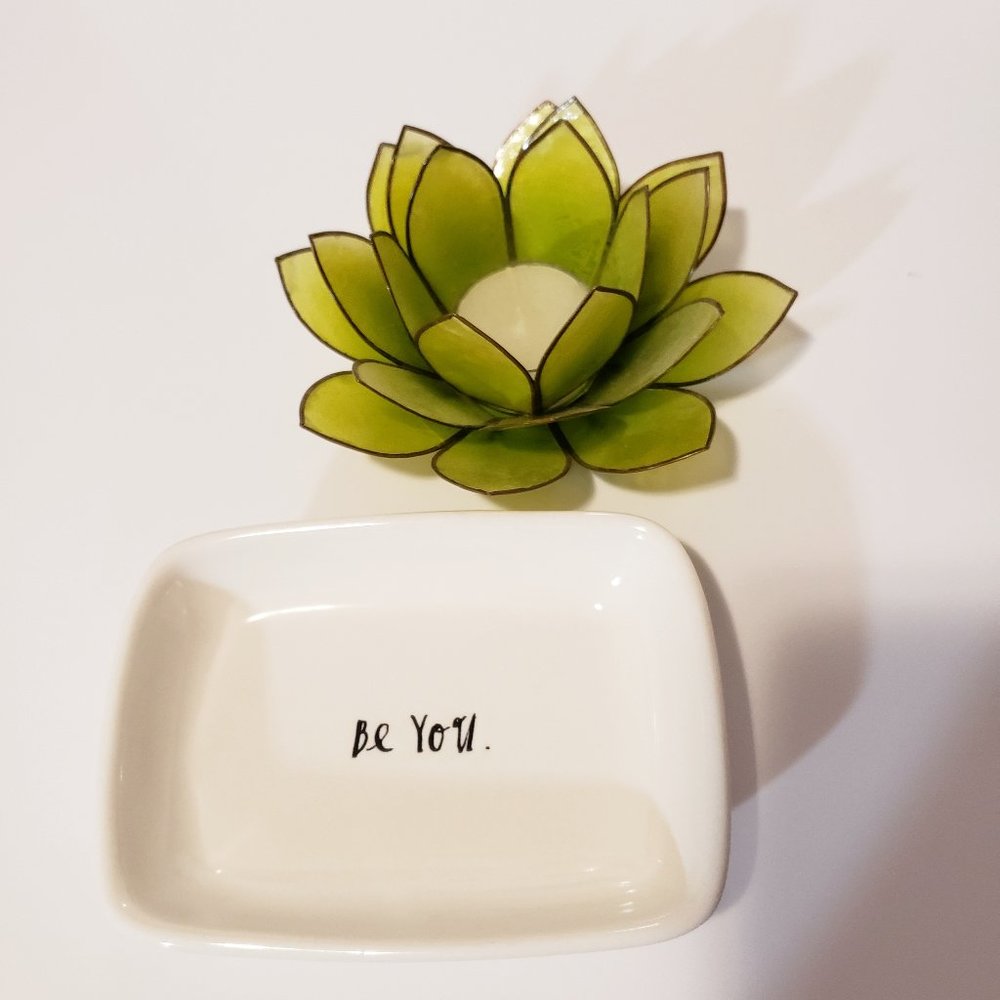 Rae Dunn "Be You" Ceramic Tray